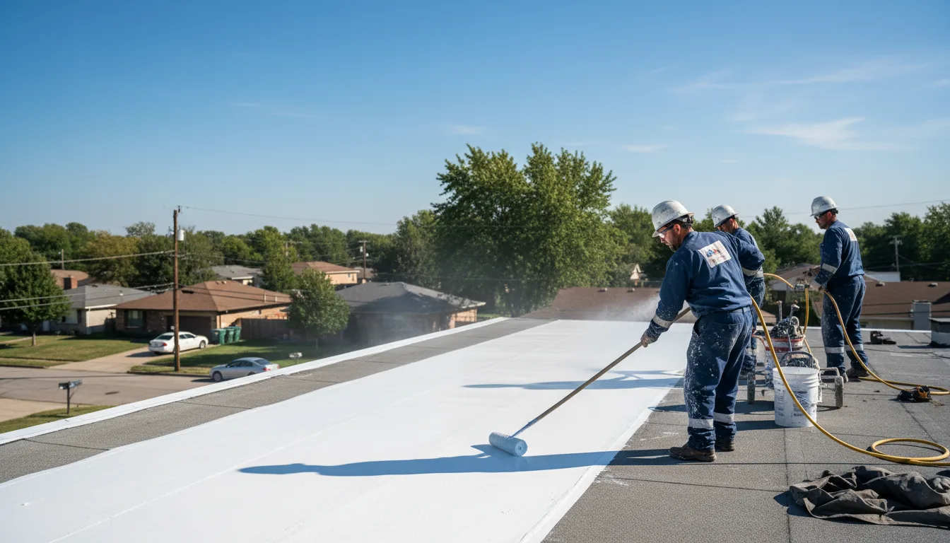 Commercial roof coating in Stahlstown, PA near me